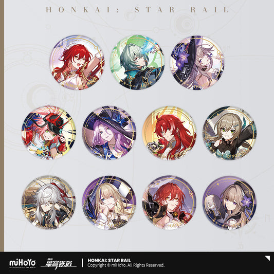 [Official Merchandise] Illustration Series Tinplate Badges - Erudition Path | Honkai: Star Rail