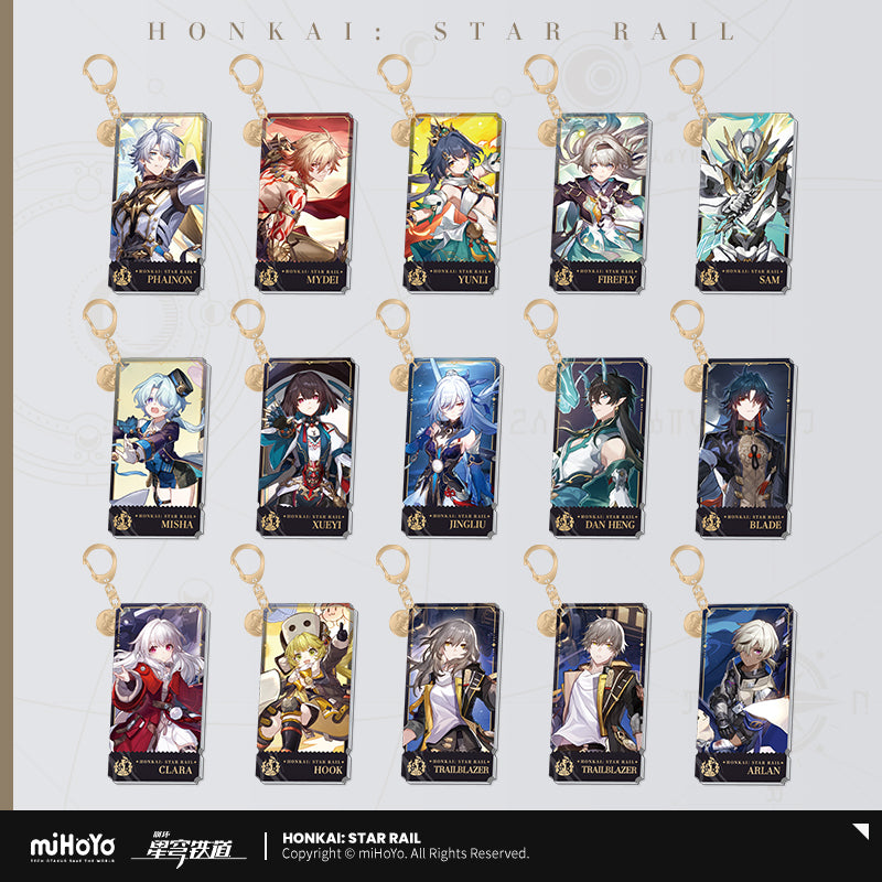 [Official Merchandise] Illustration Series Acrylic Keychains - Destruction Path | Honkai: Star Rail