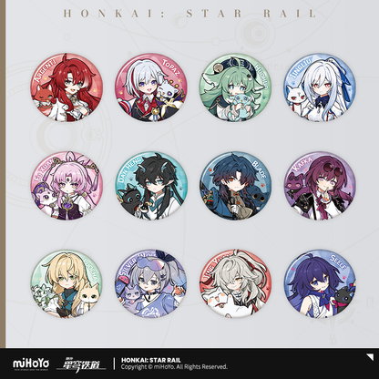 [Official Merchandise] Little Cat Series Tinplate Badges | Honkai: Star Rail