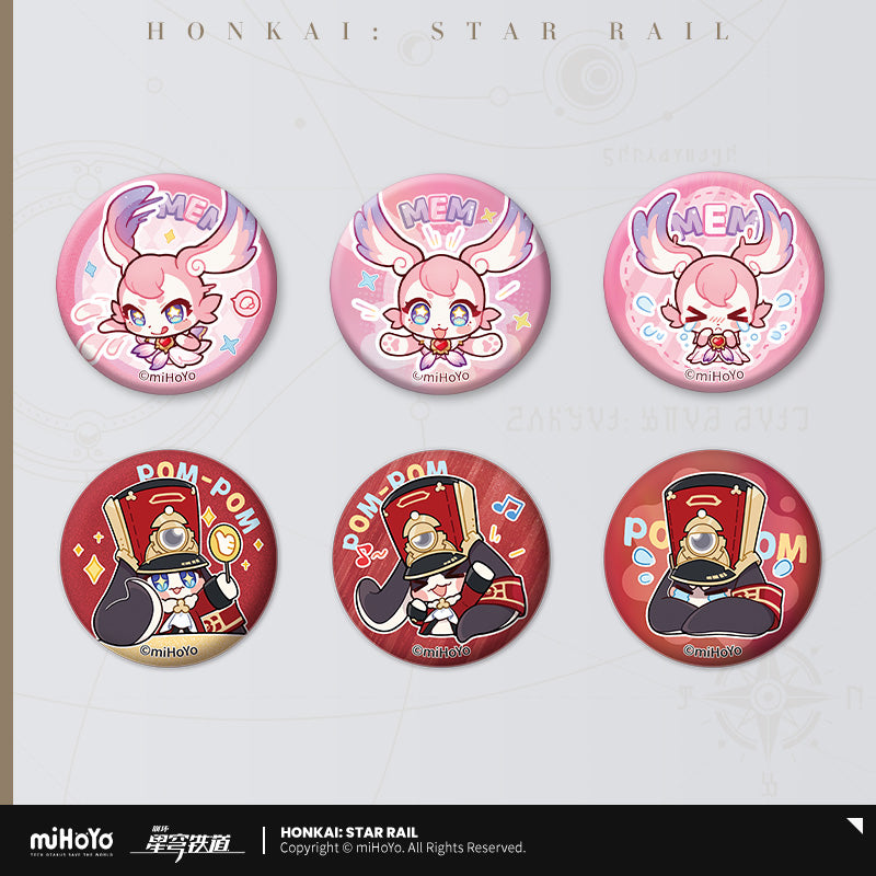 [Official Merchandise] Pom-Pom Exhibition Hall Series: Pom-Pom Badge Set | Honkai: Star Rail