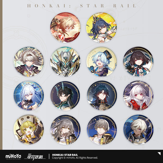 [Official Merchandise] Illustration Series Tinplate Badges - Destruction Path | Honkai: Star Rail