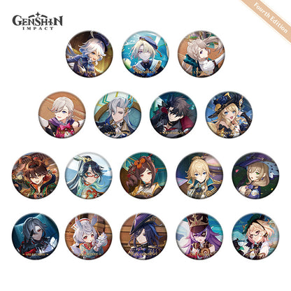 [Official Merchandise] Genshin Impact Theme Series Character Badge Vol.1 - Vol.4