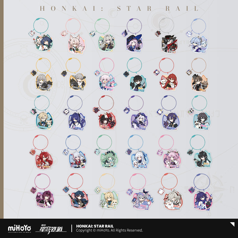 [Official Merchandise] Little Cat Series Acrylic Charm | Honkai: Star Rail