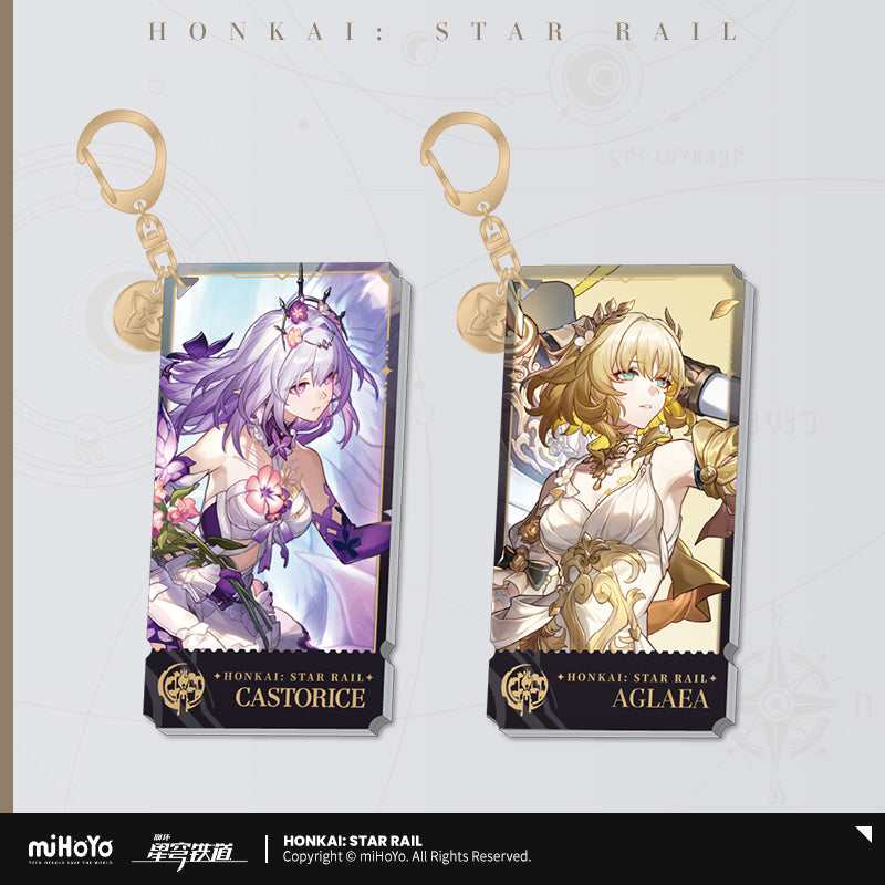 Honkai Star Rail Acrylic Keychains: Blade, Kafka, Dan Heng