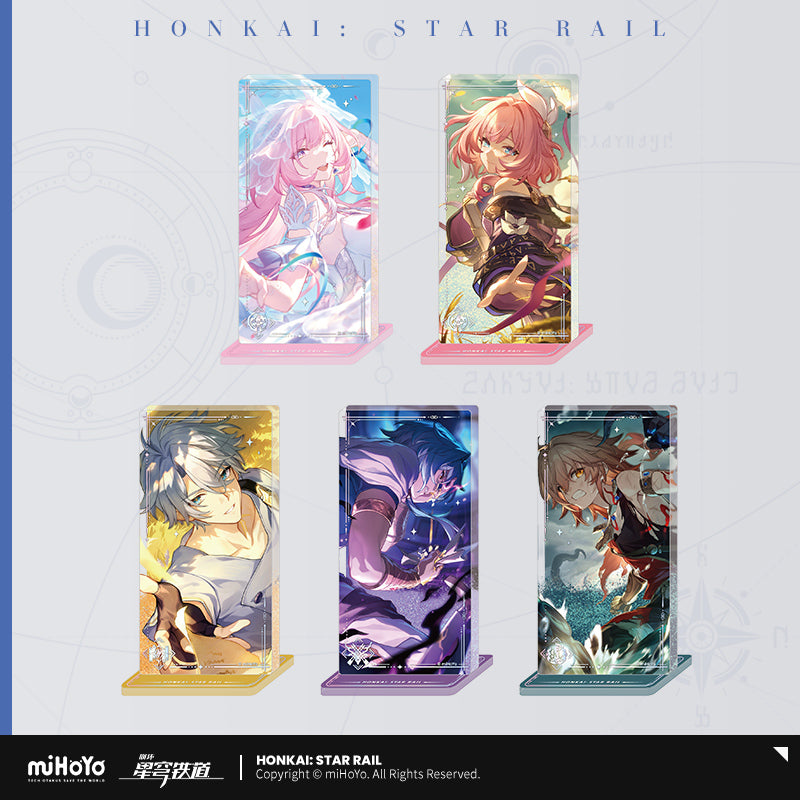[Official Merchandise] Light Cone Series Liquid Glitter Acrylic Standee | Honkai: Star Rail