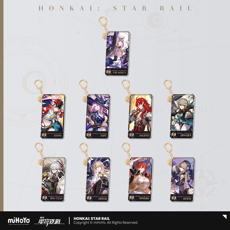 [Official Merchandise] Illustration Series Acrylic Keychains - Erudition Path | Honkai: Star Rail