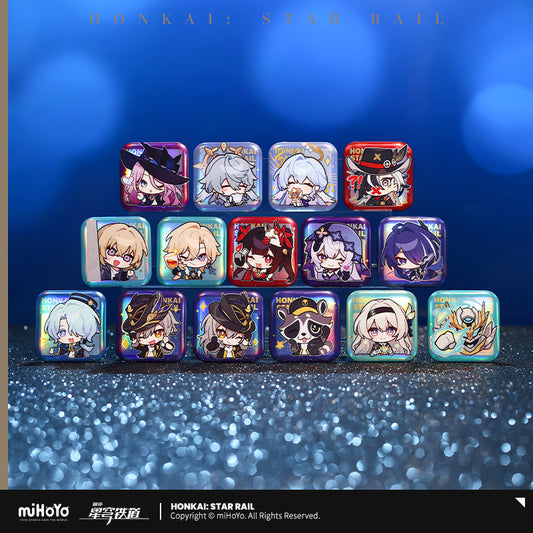 [Official Merchandise] Pom-Pom Exhibition Hall Series: Square Badges | Honkai: Star Rail