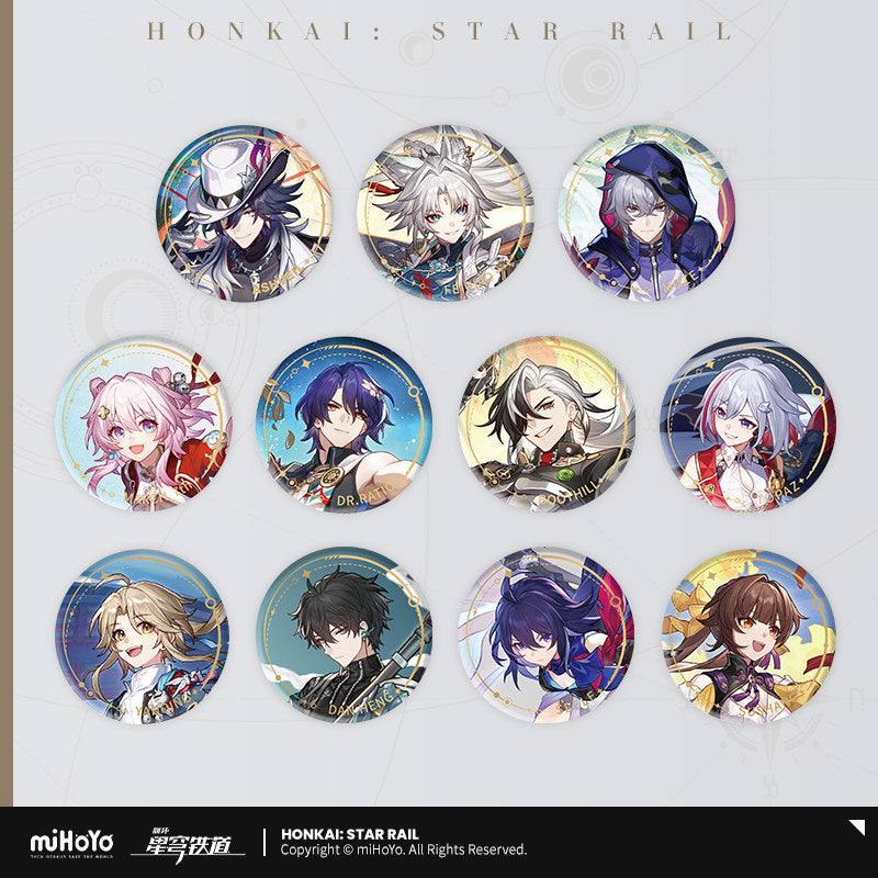 [Official Merchandise] Illustration Series Tinplate Badges - The Hunt Path | Honkai: Star Rail