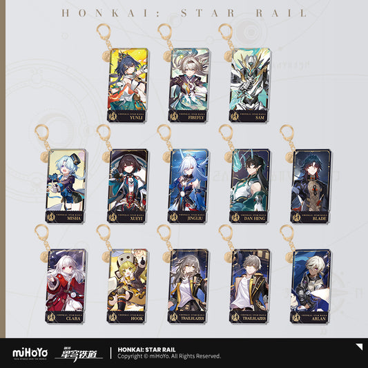 [Official Merchandise] Illustration Series Acrylic Keychains - Destruction Path | Honkai: Star Rail