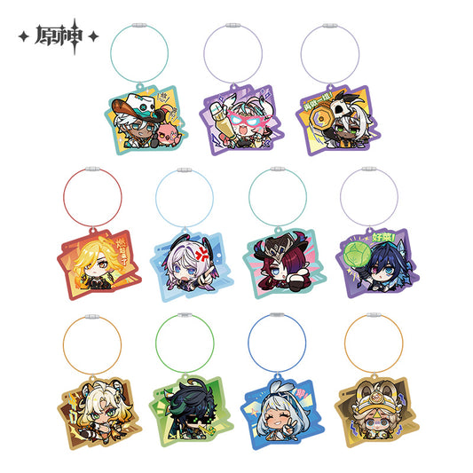 [Official Merchandise] Chibi Emoji Series Acrylic Charm - Natlan | Genshin Impact