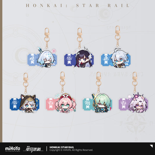 [Official Merchandise] Pom-Pom Exhibition Hall Series: Acrylic Charms | Honkai: Star Rail