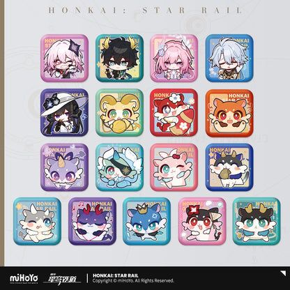 [Official Merchandise] Pom-Pom Gallery Series Square Badge | Honkai: Star Rail