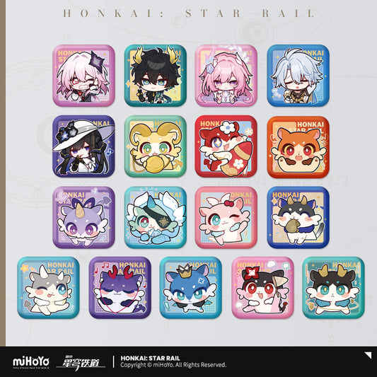 [Official Merchandise] Pom-Pom Gallery Series Square Badge | Honkai: Star Rail