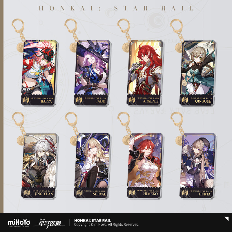 [Official Merchandise] Illustration Series Acrylic Keychains - Erudition Path | Honkai: Star Rail