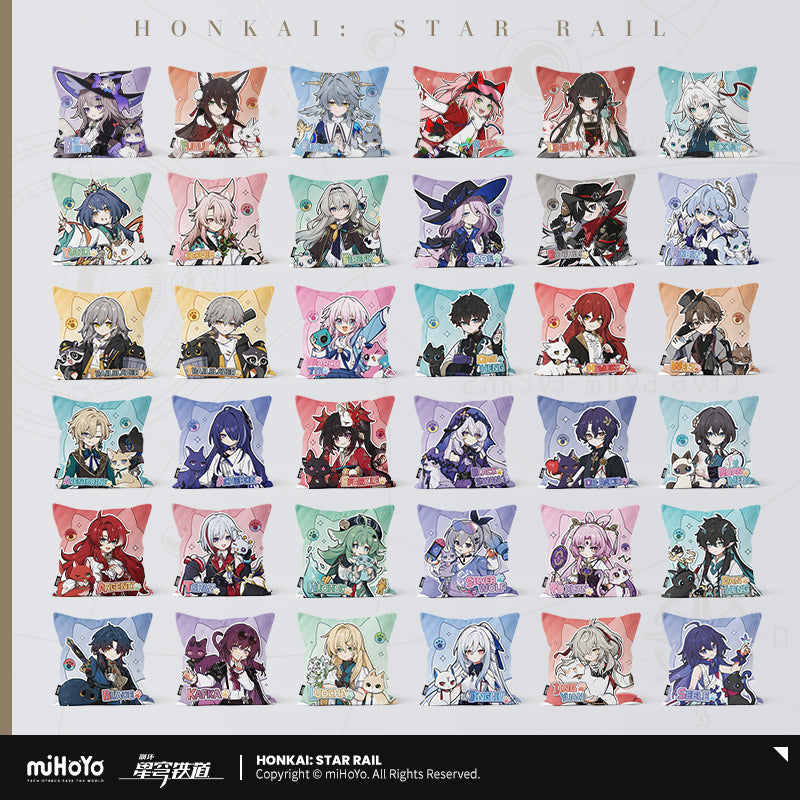 [Official Merchandise] Little Cat Series Square Pillow | Honkai: Star Rail
