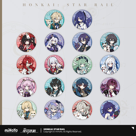 [Official Merchandise] Little Cat Series Tinplate Badges | Honkai: Star Rail