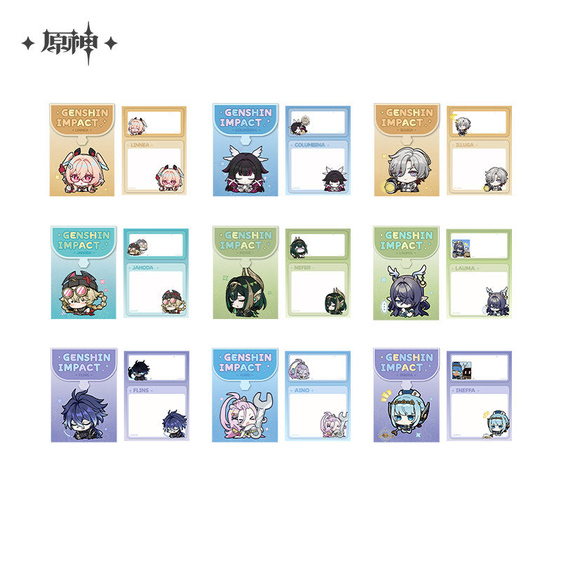 [Official Merchandise] Chibi Emoji Series Standable Sticky Note - Nod-Krai | Genshin Impact