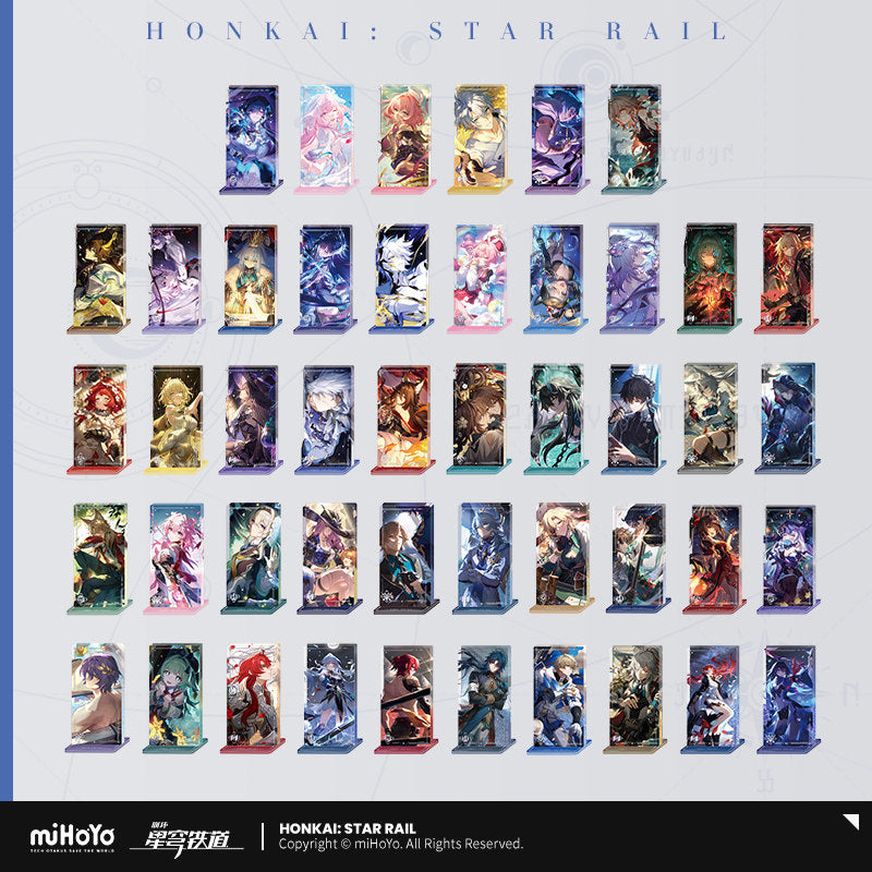 [Official Merchandise] Light Cone Series Liquid Glitter Acrylic Standee | Honkai: Star Rail