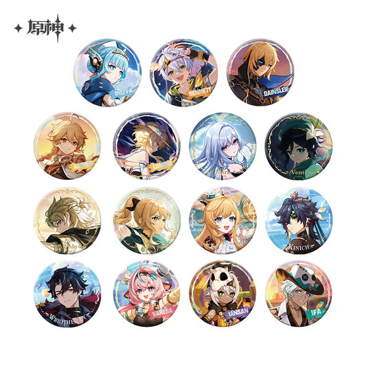 [Official Merchandise] Genshin Impact Theme Series Character Badge Vol.2