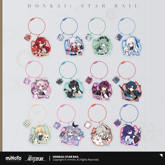 [Official Merchandise] Little Cat Series Acrylic Charm | Honkai: Star Rail