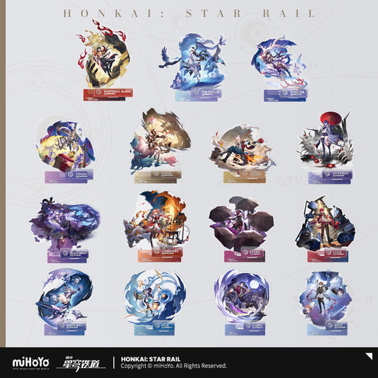 [Official Merchandise] Illustration Series Acrylic Standees - Nihility Path | Honkai: Star Rail