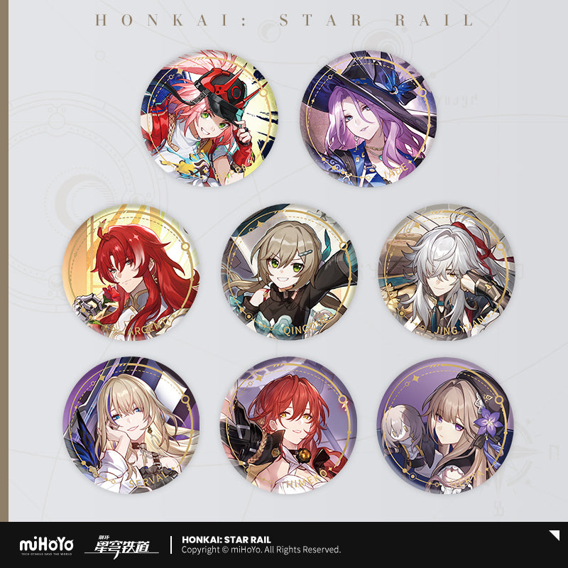 [Official Merchandise] Illustration Series Tinplate Badges - Erudition Path | Honkai: Star Rail