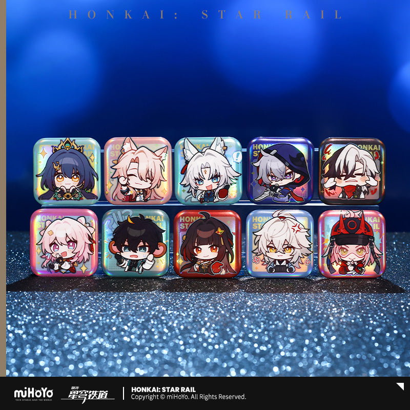 [Official Merchandise] Pom-Pom Exhibition Hall Series: Square Badges | Honkai: Star Rail