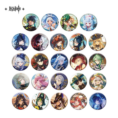 [Official Merchandise] Unheard Anecdotes Series Character Badge | Genshin Impact