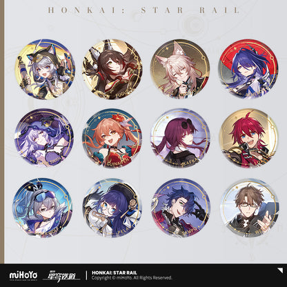 [Official Merchandise] Illustration Series Tinplate Badges - Nihility Path | Honkai: Star Rail