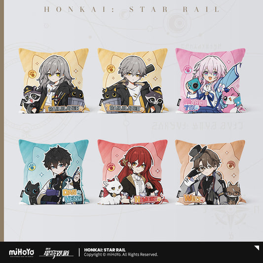[Official Merchandise] Little Cat Series Square Pillow | Honkai: Star Rail