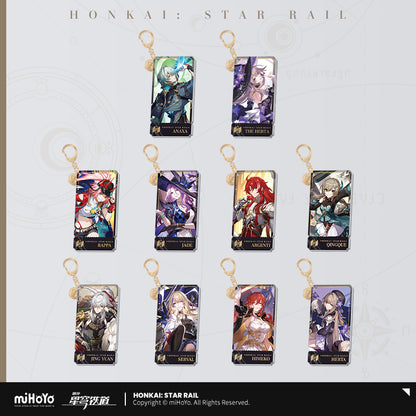 [Official Merchandise] Illustration Series Acrylic Keychains - Erudition Path | Honkai: Star Rail