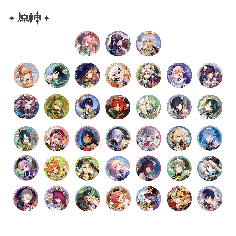 [Official Merchandise] Birthday Series Character Badges 2025 | Genshin Impact