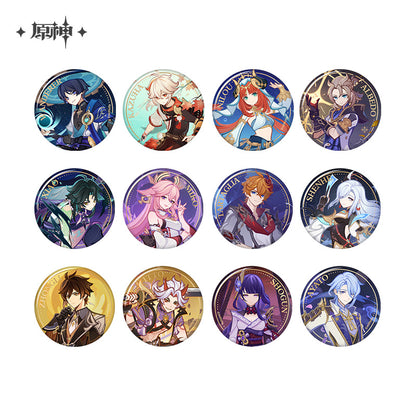 [Official Merchandise] Genius Invokation TCG Tournament Series: Tinplate Badges | Genshin Impact