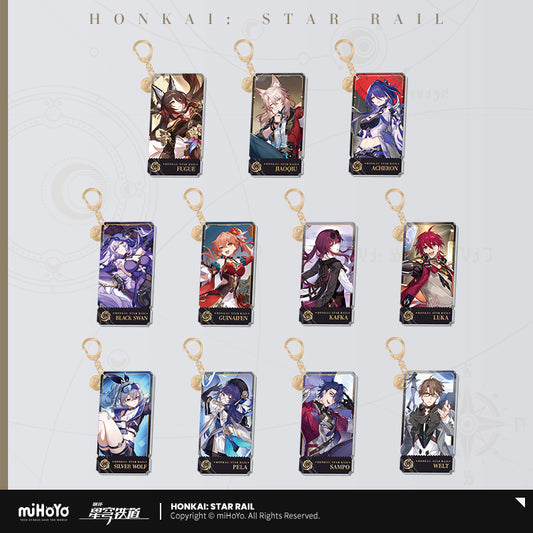 [Official Merchandise] Illustration Series Acrylic Keychains - Nihility Path | Honkai: Star Rail