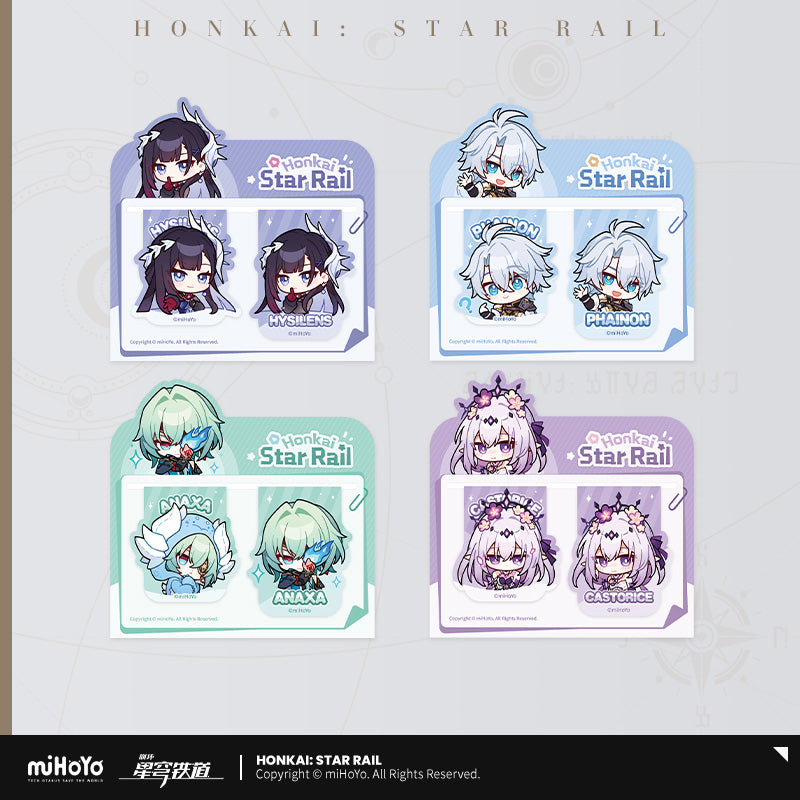 [Official Merchandise] Pom-Pom Exhibition Hall Series Soft Magnetic Bookmark Set | Honkai: Star Rail