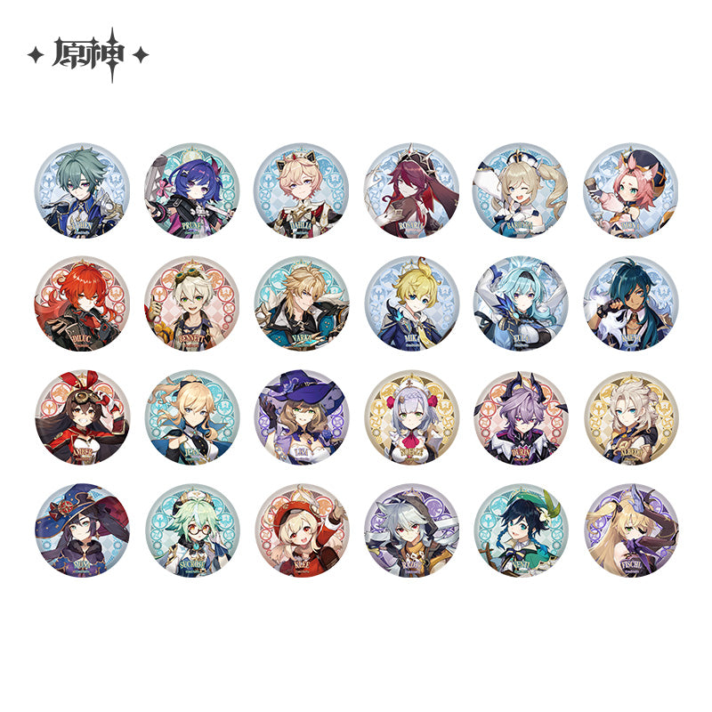 [Pre-Order] Mondstadt City Theme Series Character Badge - New Craft | Genshin Impact