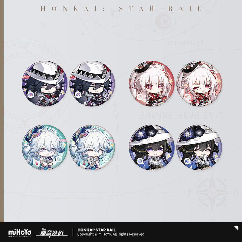 [Official Merchandise] Owlbert’s Reception Room Series Tinplate Badge Set | Honkai: Star Rail
