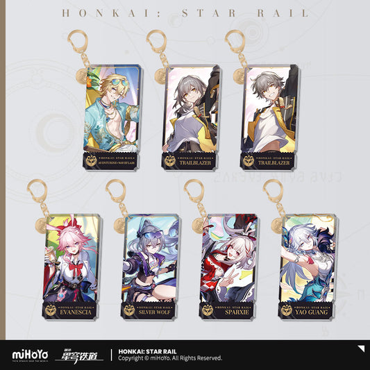 [Official Merchandise] Illustration Series Acrylic Keychains - Elation Path | Honkai: Star Rail