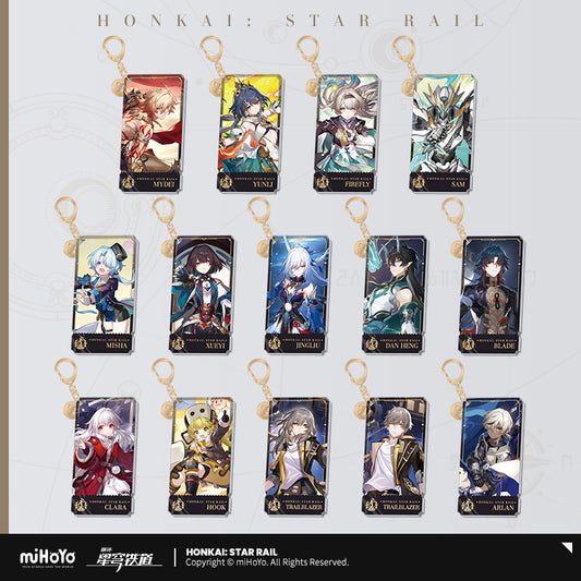 [Official Merchandise] Illustration Series Acrylic Keychains - Destruction Path | Honkai: Star Rail