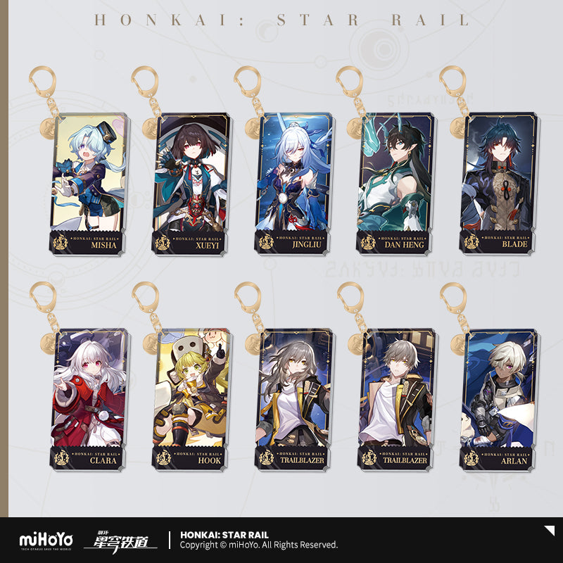 [Official Merchandise] Illustration Series Acrylic Keychains - Destruction Path | Honkai: Star Rail