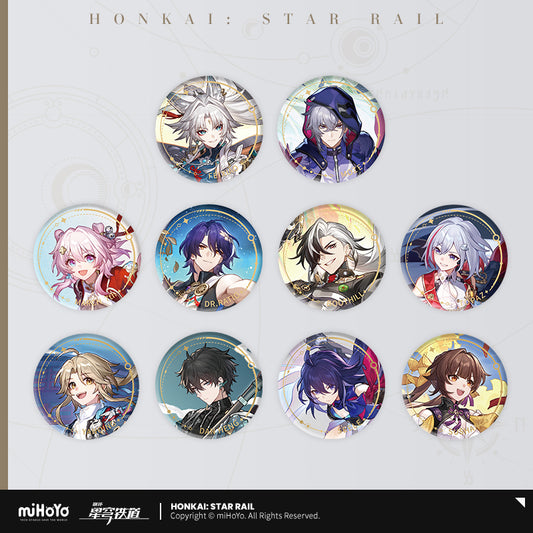 [Official Merchandise] Illustration Series Tinplate Badges - The Hunt Path | Honkai: Star Rail