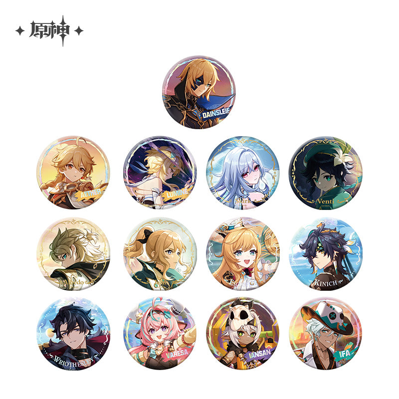 [Official Merchandise] Genshin Impact Theme Series Character Badge Vol.2