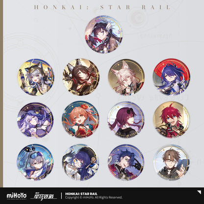 [Official Merchandise] Illustration Series Tinplate Badges - Nihility Path | Honkai: Star Rail
