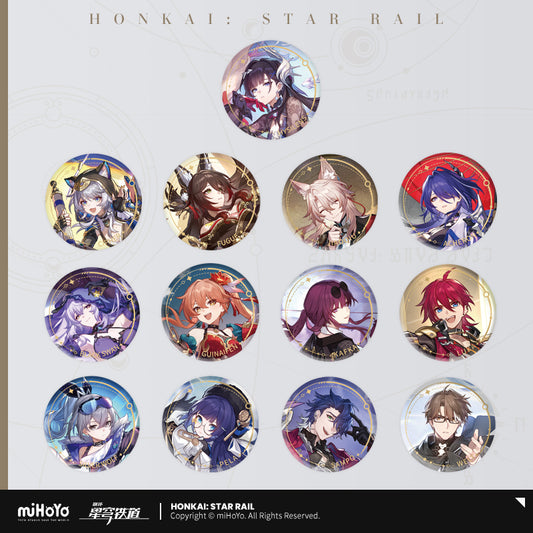 [Official Merchandise] Illustration Series Tinplate Badges - Nihility Path | Honkai: Star Rail