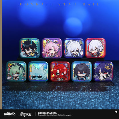 [Pre-Order] Pom-Pom Exhibition Hall Series: Square Badges | Honkai: Star Rail (June 2024)