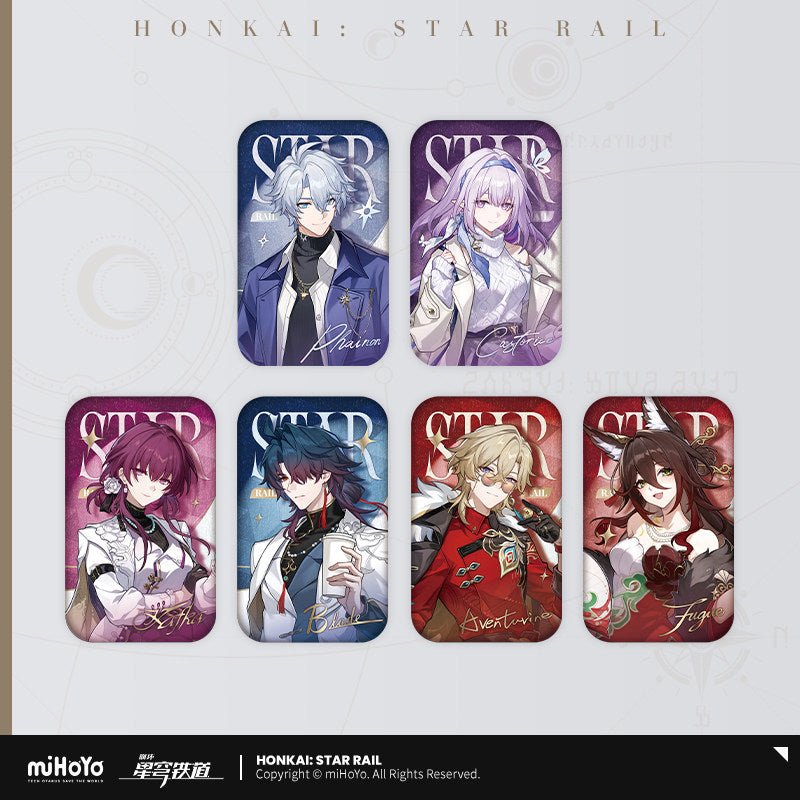 [Official Merchandise] Express Travel Notes Series Tinplate Badge Vol.3 | Honkai: Star Rail