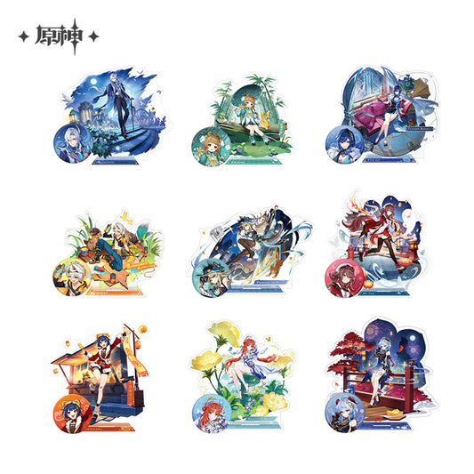 [Official Merchandise] Teyvat Style Series: Badge & Standee | Genshin Impact
