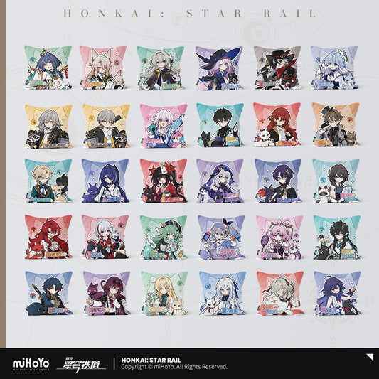 [Official Merchandise] Little Cat Series Square Pillow | Honkai: Star Rail