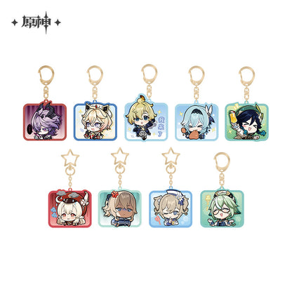 [Official Merchandise] Chibi Emoji Series Acrylic Charm - Mondstadt | Genshin Impact
