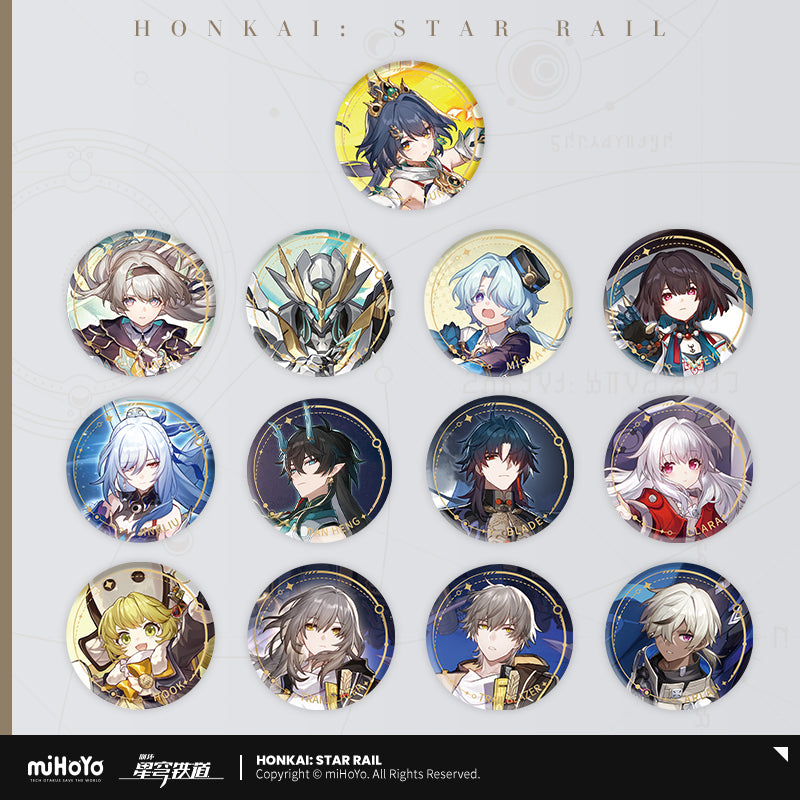 [Official Merchandise] Illustration Series Tinplate Badges - Destruction Path | Honkai: Star Rail